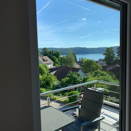 아파트 Silvias - Mit Seeblick Am Uferpark Ueberlingen, Bodensee *